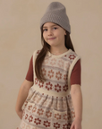Rylee + Cru Viollete Sweater Dress in Flower Fair Isle