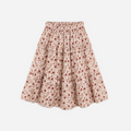 Rylee + Cru Ruffled Midi Skirt in Pink Floral