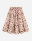 Rylee + Cru Ruffled Midi Skirt in Pink Floral