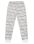 Christmas Trains Two Piece Kids Pajamas
