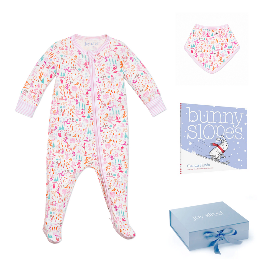 Pink Ski Baby Gift Bundle