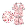 Fairfield Button Front Short Pajama Set