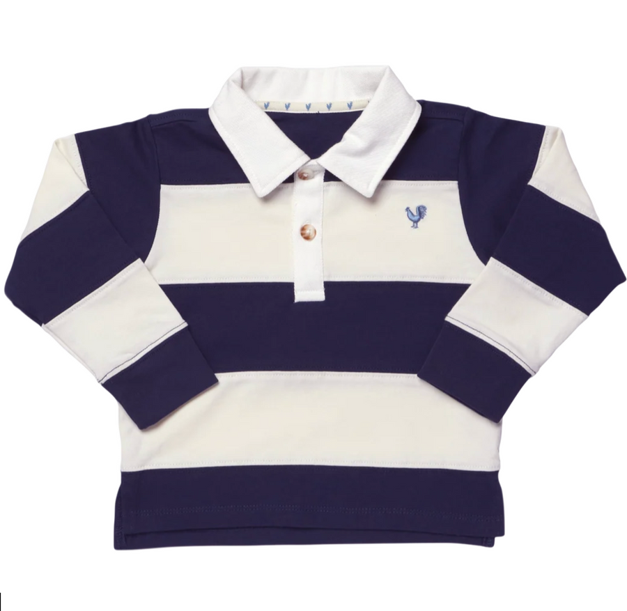 Pink Chicken Boys Albert Rugby Shirt