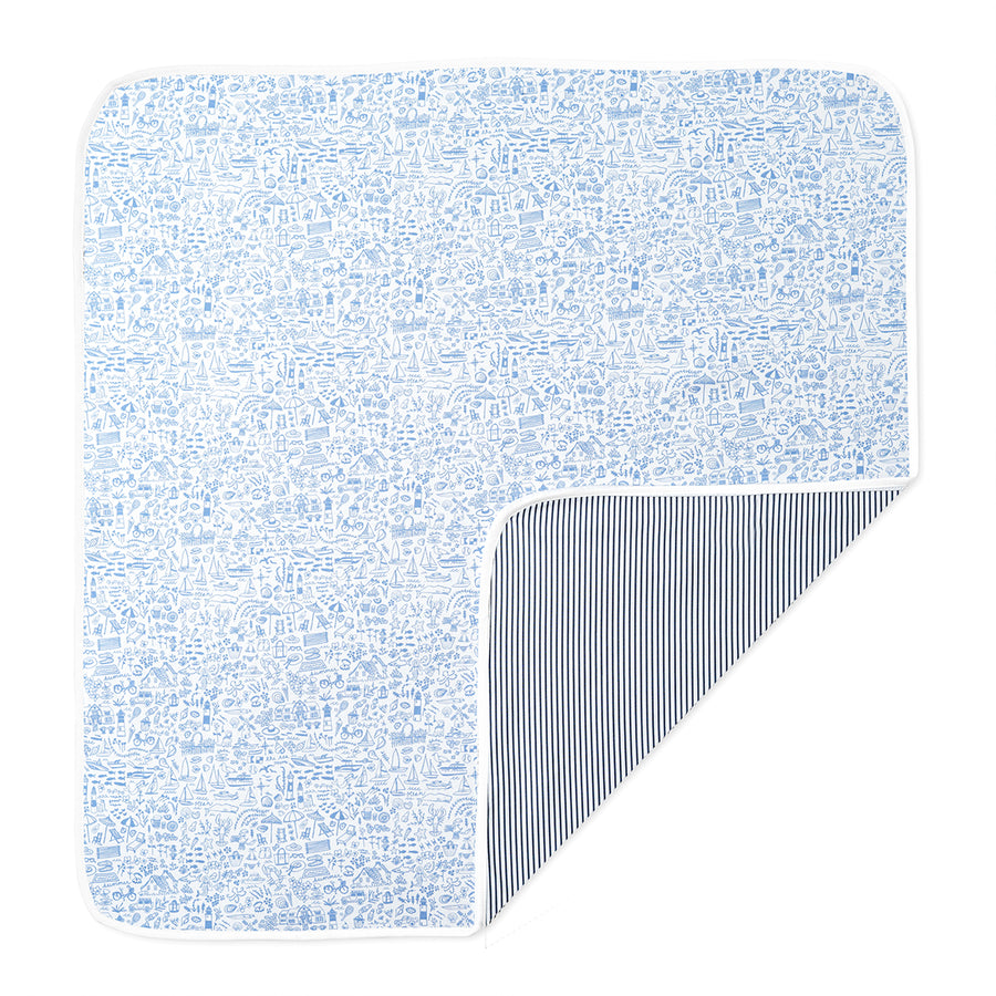 Seaside Baby Blanket