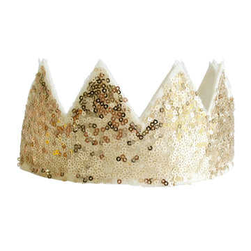 alimrose gold sequin crown dress up for kids