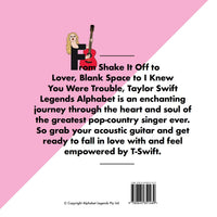 Alphabet Legends Taylor Swift Book, back cover