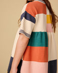 Tea Colorblock Sweater Dress