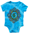 Grateful Dead Kaleidescope Bears Tie Dye Onesie