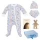 Vail Joy Street Baby bundle with bib hat book and bear