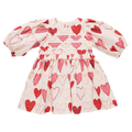 Pink Chicken Girls Renee Dress in Gradient Hearts