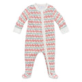 Christmas Lobsters Zip Baby Onesie