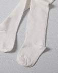 Fine Knit Basic Baby Girl Tights