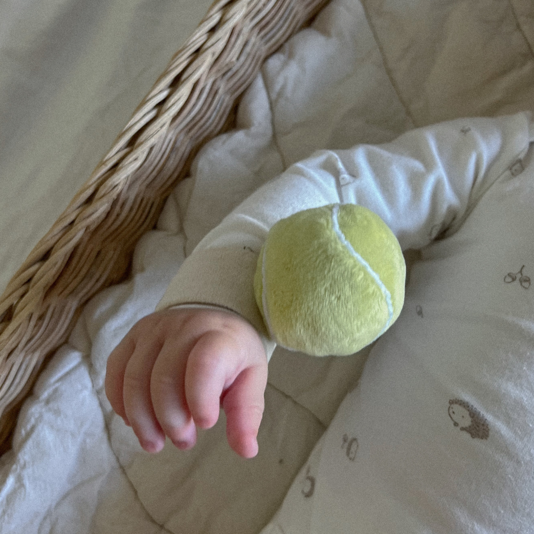First Serve // Baby wrist rattle