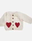 Heart Baby & Kids Knit Sweater Cardigan