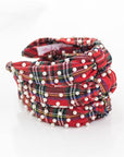 Beaded Headband - Tartan Tidings