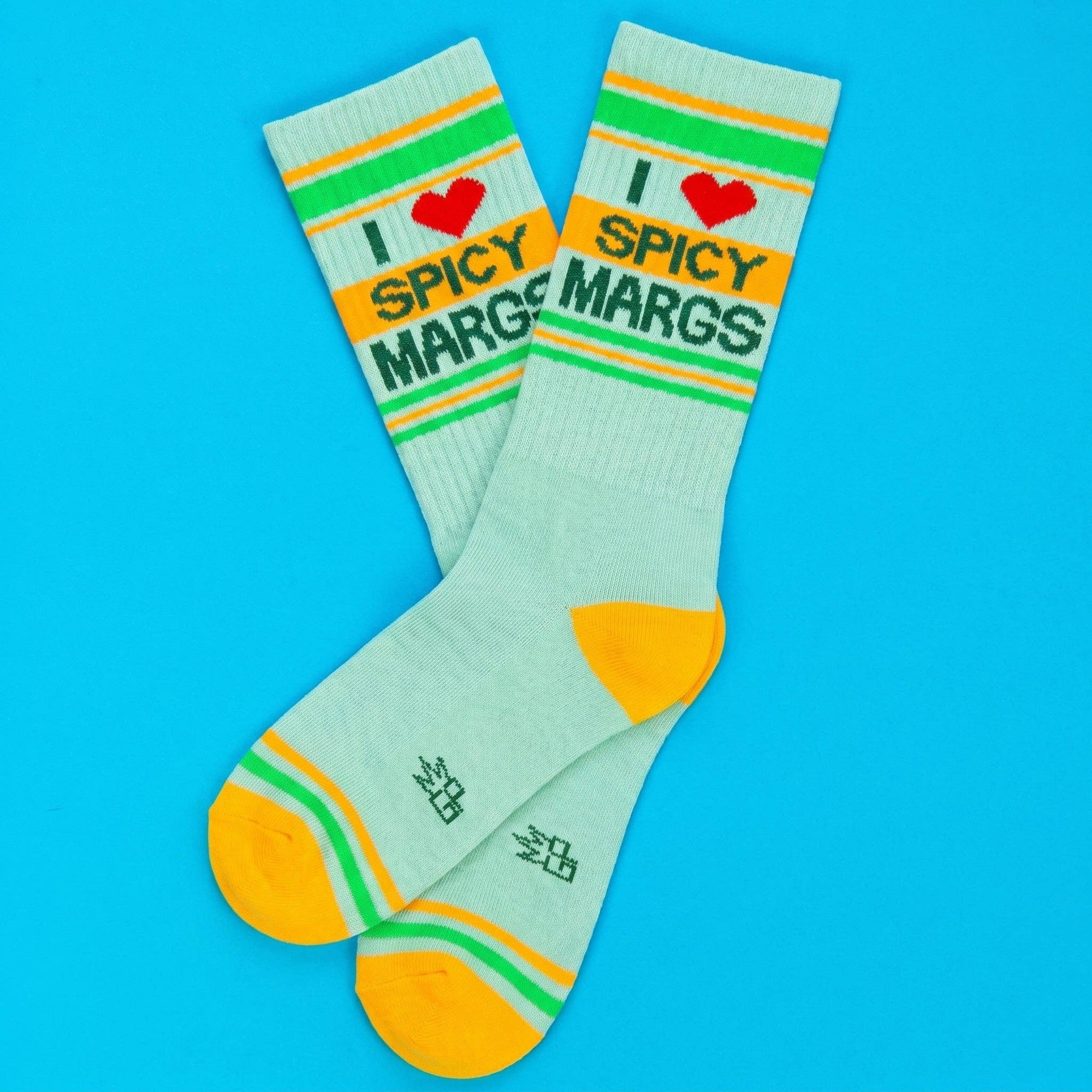 I ❤️ Spicy Margs Gym Crew Socks