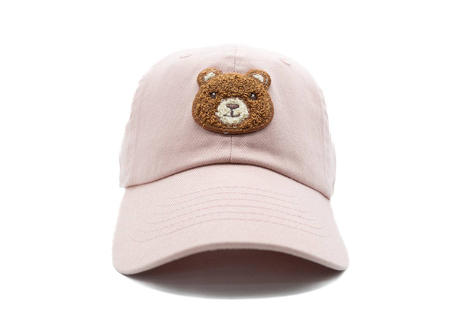 Teddy Bear Patch Baseball hat: Denim / Baby (0-12M)