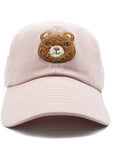 Teddy Bear Patch Baseball hat: Denim / Baby (0-12M)