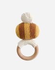 Teether Bee Cotton Crochet Rattle Spring Summer Baby Toy: In Stock