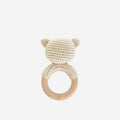 Teether Bear Cotton Rattle Baby Newborn Gift Toy