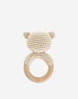 Teether Bear Cotton Rattle Baby Newborn Gift Toy
