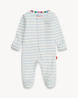 Magnetic Me Blue Stripe Organic Cotton Onesie