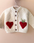 Heart Baby & Kids Knit Sweater Cardigan