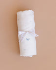Muslin Swaddle Nautical Ocean Baby Organic Whale Crab Gift: Blue