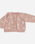 Flower Baby & Child Hand-knit Sweater Cardigan