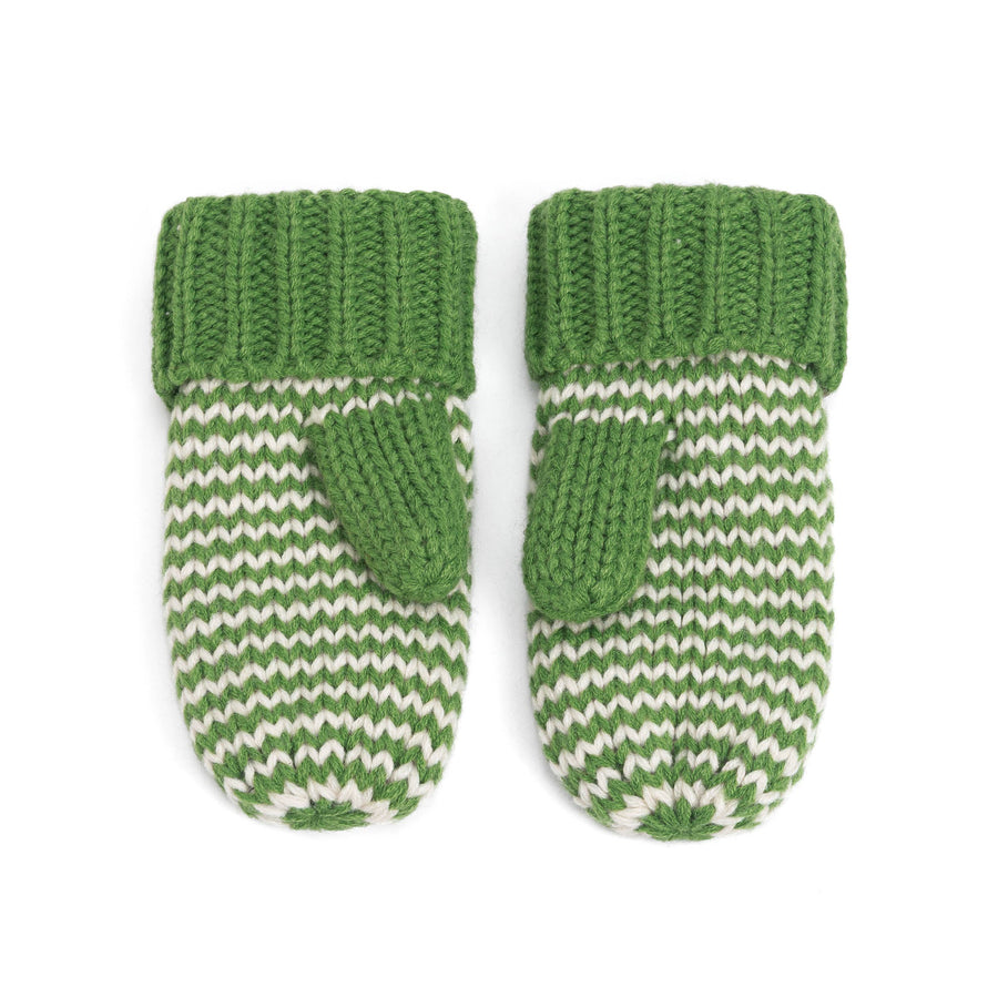 Classic Knit Winter Mittens for Kids