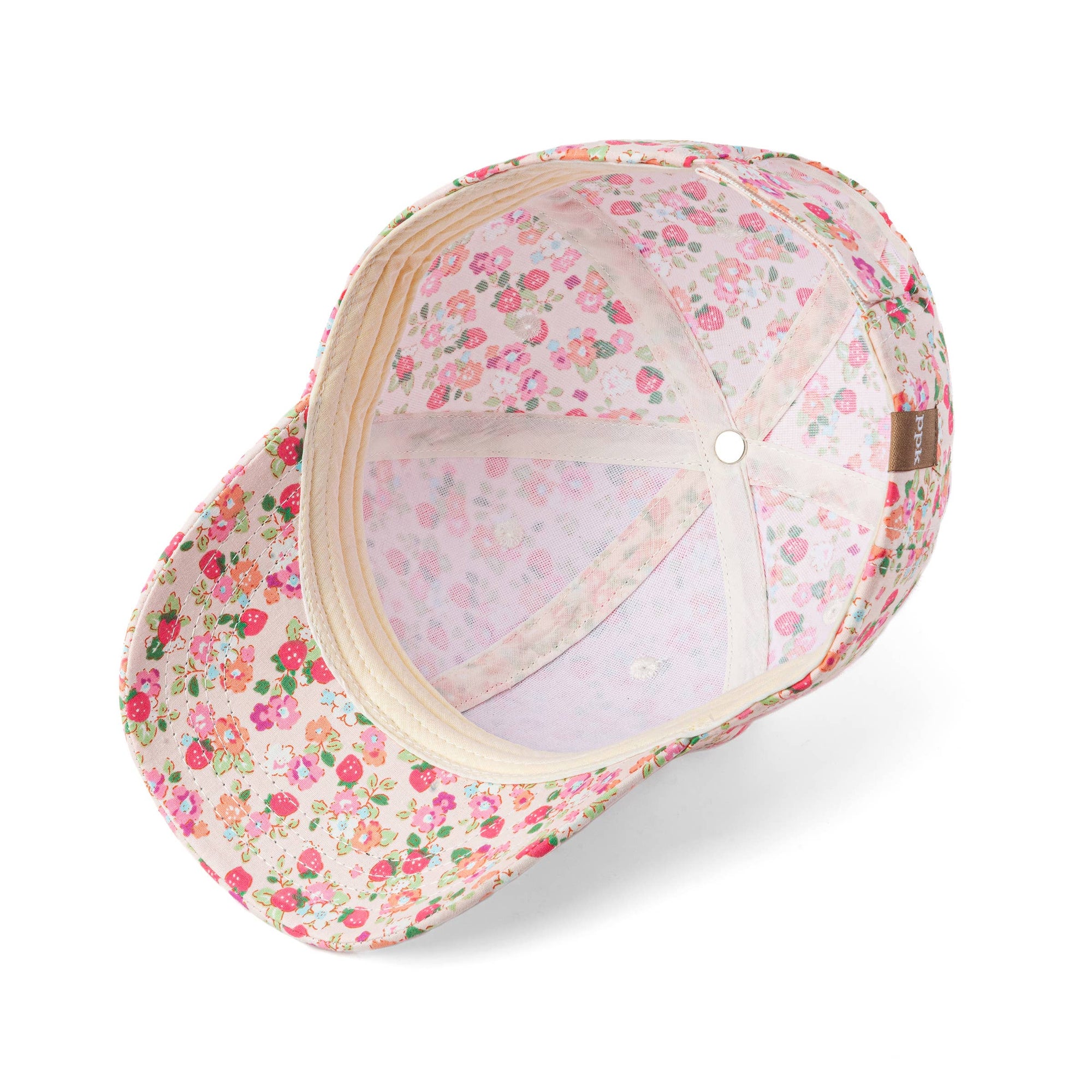 Strawberry Print Kids Baseball Sun Hat
