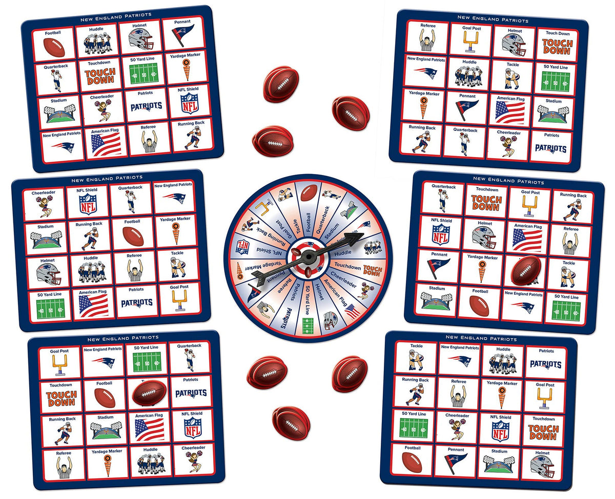 New England Patriots NFL Bingo Game