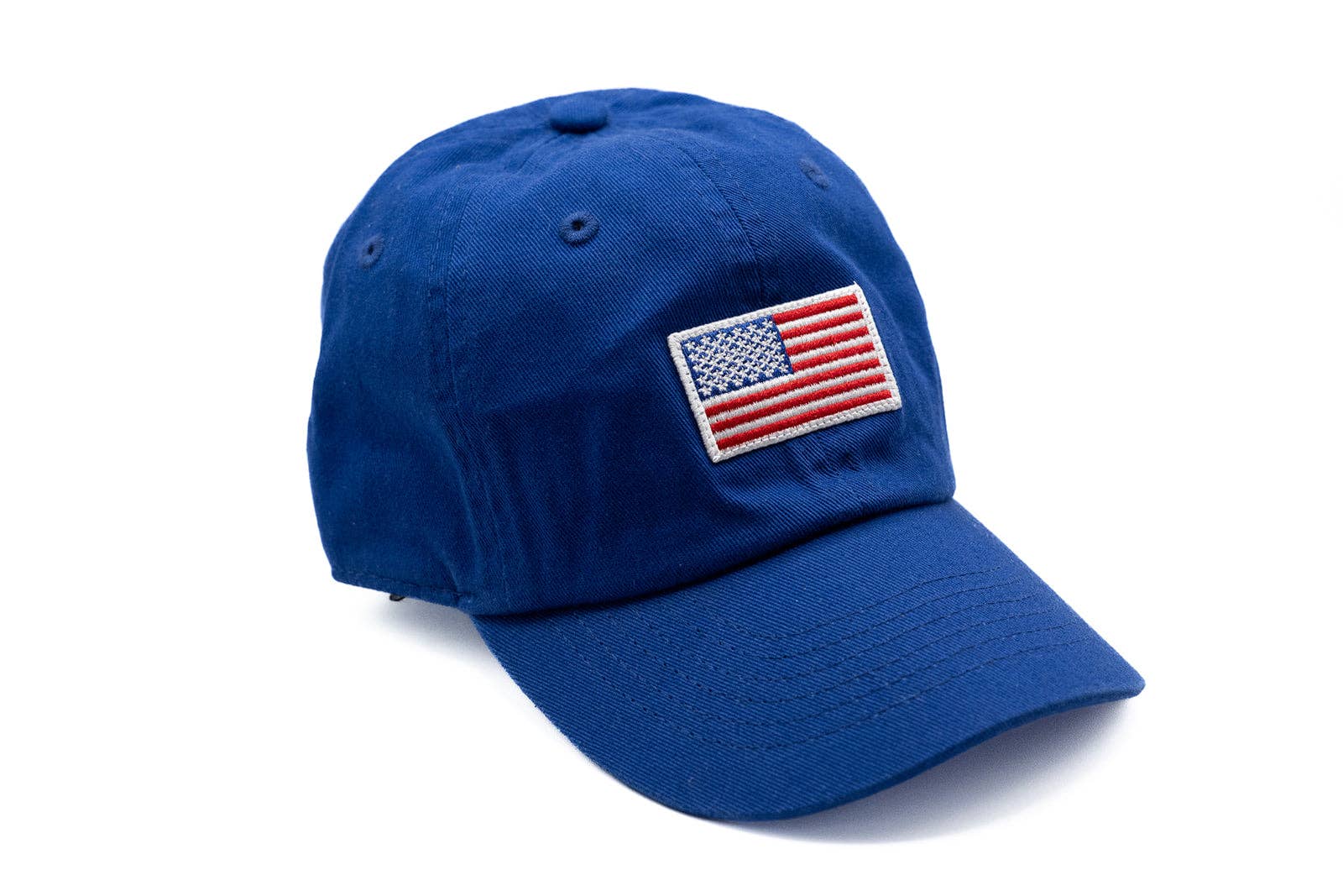 Flag Patch Baseball hat: Denim / Toddler (1Y-4Y)