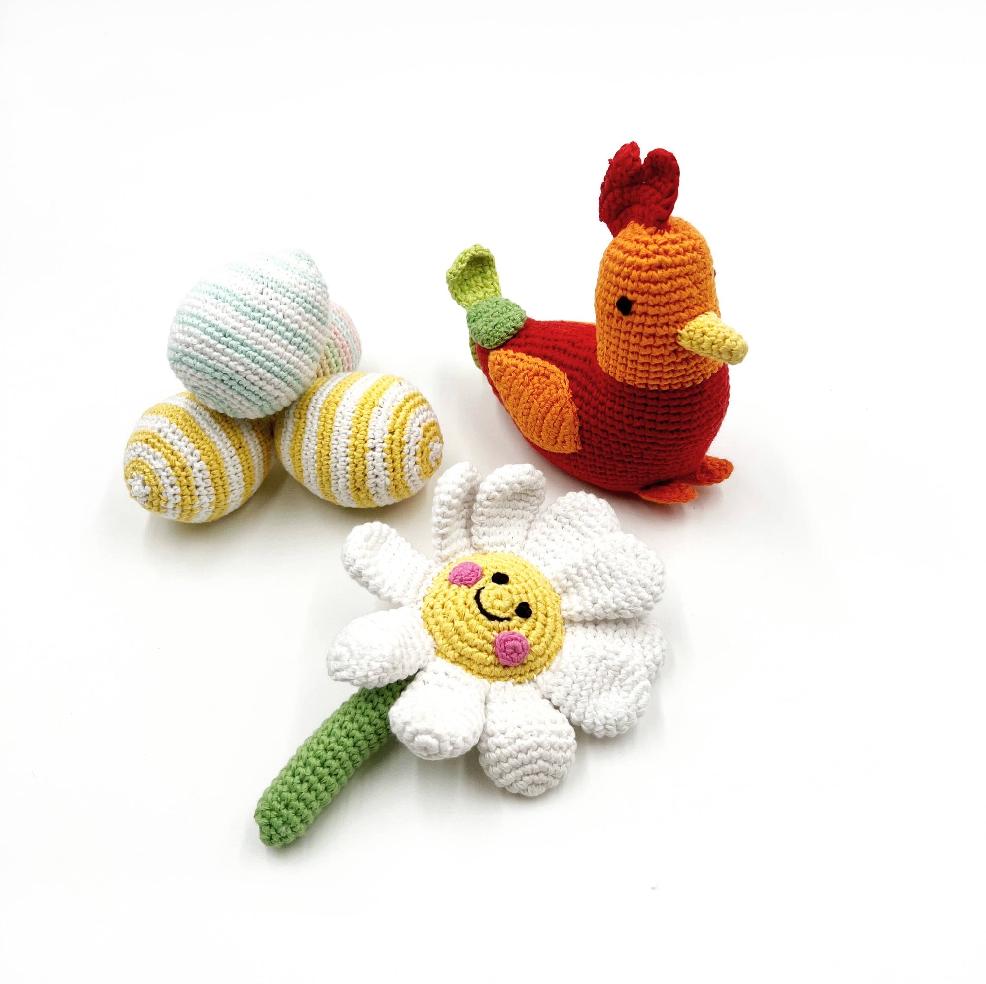 Daisy Flower Rattle – Bright &amp; Cheerful Playtime Companion