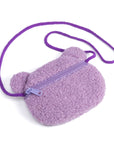Cute Teddy Bear Purse for Girls from 3 to 10: Purple