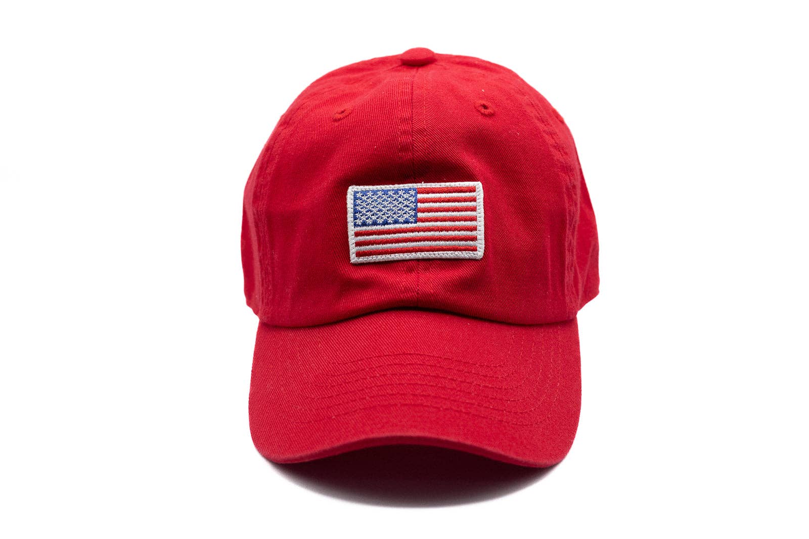 Flag Patch Baseball hat: Denim / Toddler (1Y-4Y)