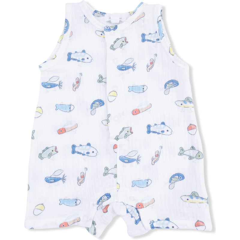Fishing Lures - Sleeveless Shortie Romper