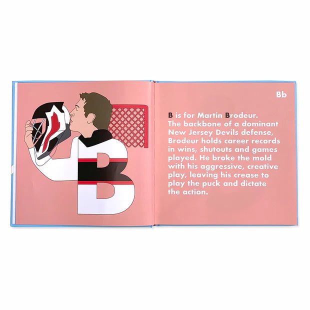 Hockey legends alphabet book