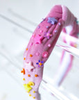 Beaded Headband - Happy Hues