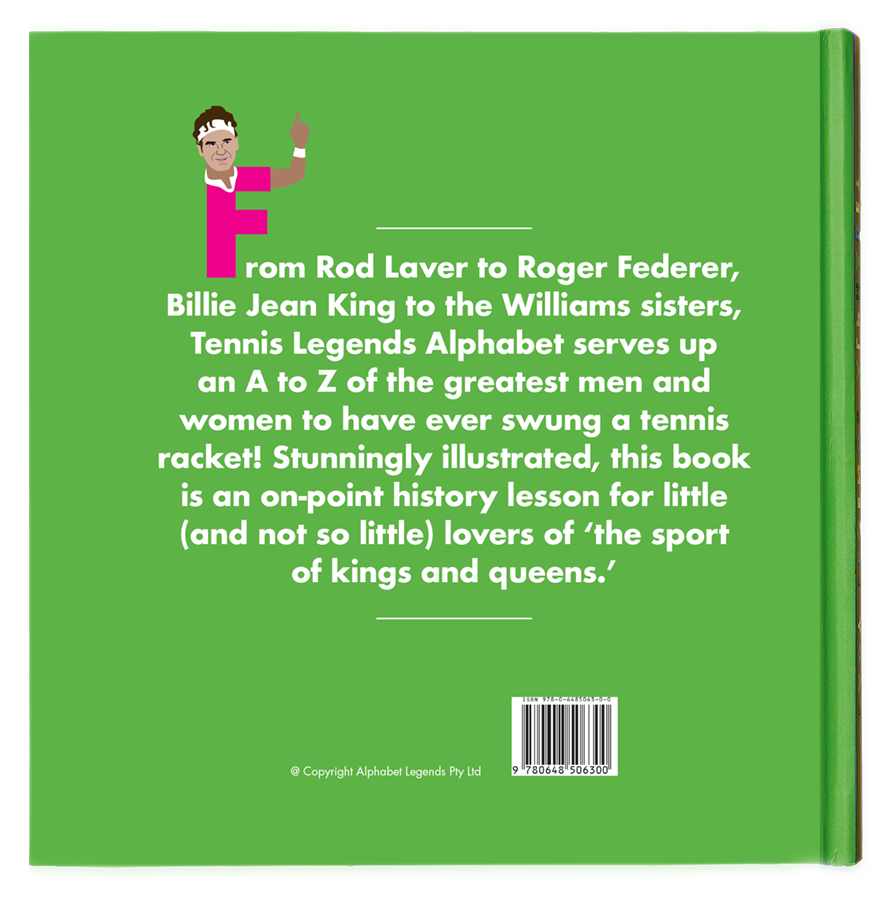 Tennis Legends Alphabet Book