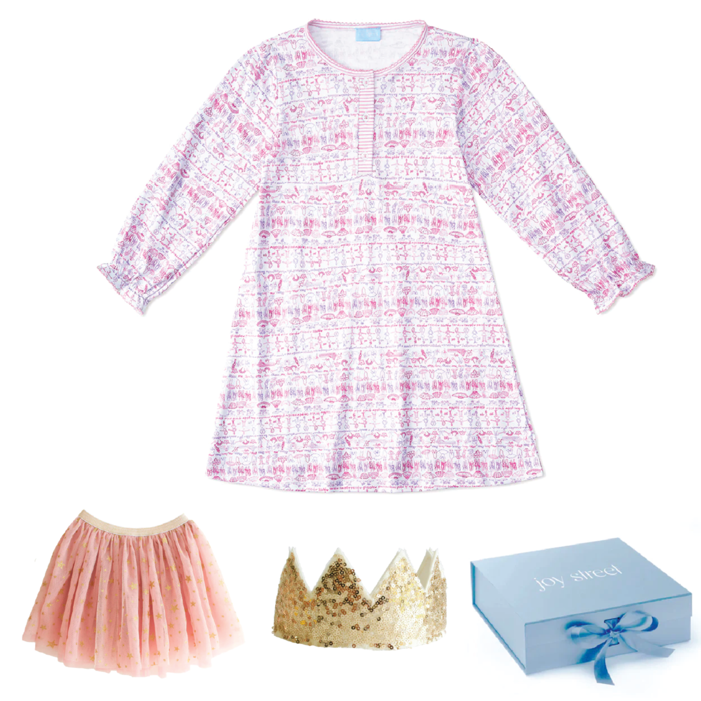 joy street kids ballet gift set with tess dress tutu and crown