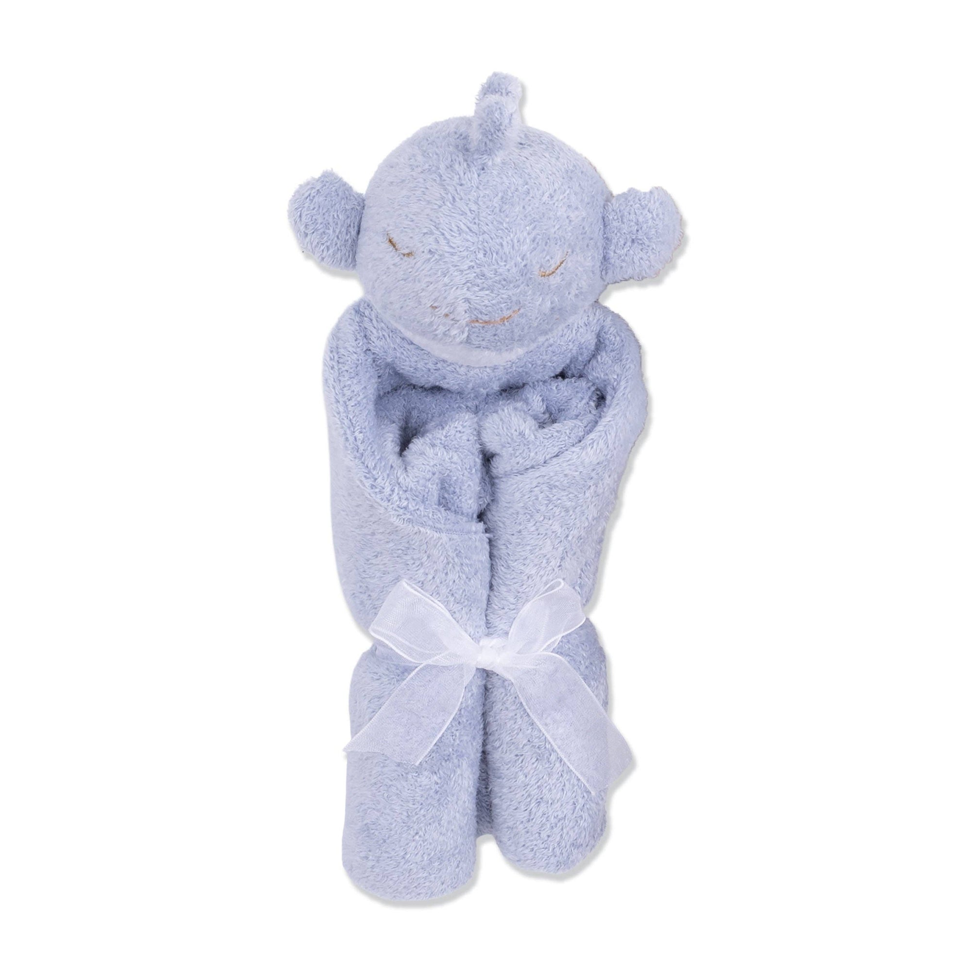 Dusty Blue Whale Blankie: O/S