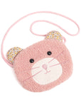 Mouse Face Crossbody Purse — For Toddlers & Little Girls: Pink