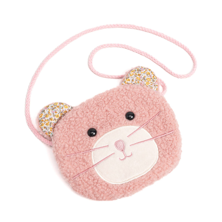Mouse Face Crossbody Purse — For Toddlers & Little Girls: Pink