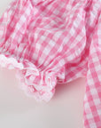 Pink Gingham Classic Smocked Bishop Dress