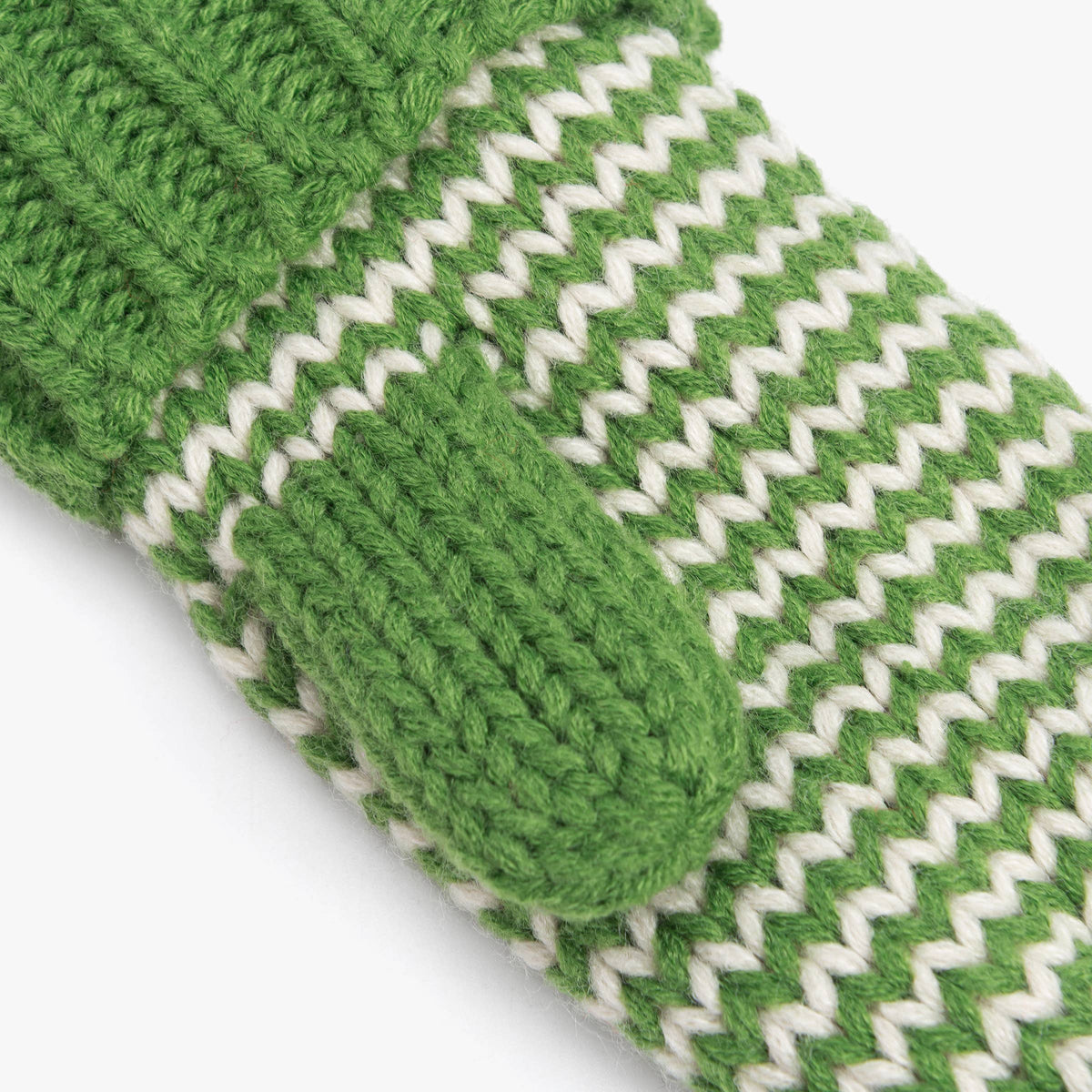 Classic Knit Winter Mittens for Kids, Stripe Pattern