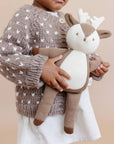 Sawyer Cardigan Tan Deer Baby Sweater