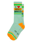 I ❤️ Spicy Margs Gym Crew Socks