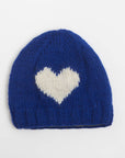 Heart Motif Beanie Kids: Pink