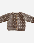 Sawyer Cardigan Tan Deer Baby Sweater